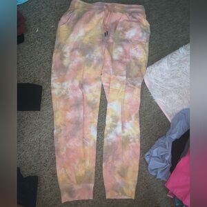 Tie-dye sweatpants- size small